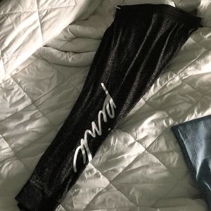 VS Pink pajama joggers